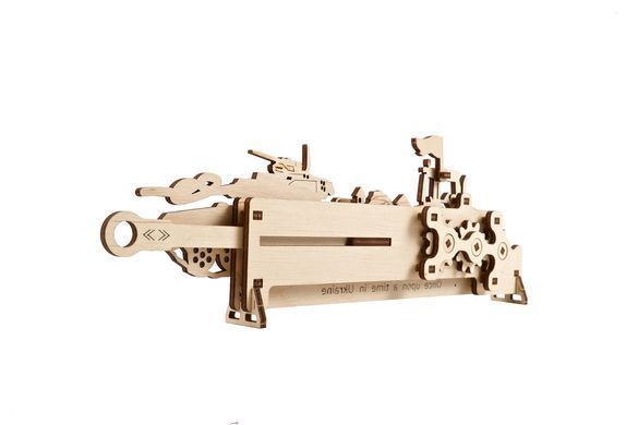 3D пазл UGEARS механический "Отважный трактор" 6337397 Mams family