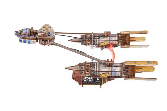 Механічний 3D пазл UGEARS "Podracer Анакіна Скайвокера", 240 елементів, від 14 років 6330041 Mams family