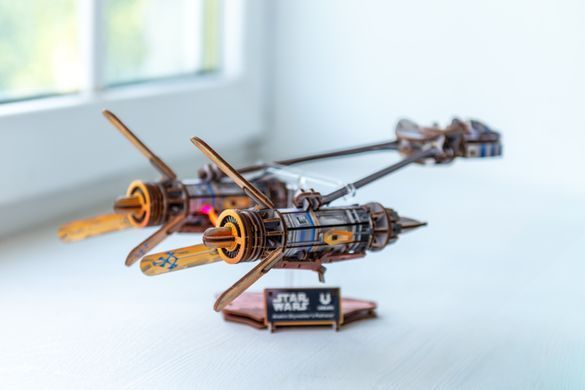 Механічний 3D пазл UGEARS "Podracer Анакіна Скайвокера", 240 елементів, від 14 років 6330041 Mams family