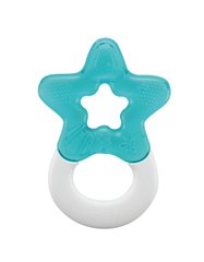 Зубное кольцо с силиконовой охлаждающей насадкой Dentistar, голубое 3960015 Mams family