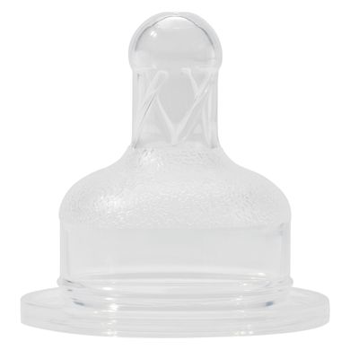 Соска силіконова Baby-Nova, широке горлечко, кругла форма, для молока, 2шт 3961021 Mams family
