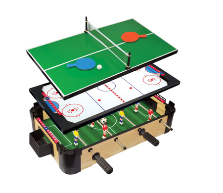 Настольная игра Ambassador 3в1(Футбол/теннис/хоккей) 50см 6336634 Mams family