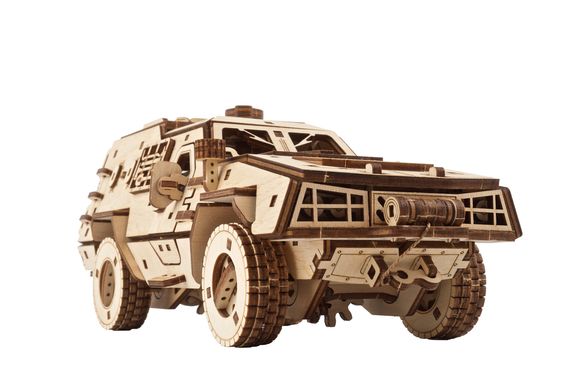 3D пазл UGEARS механический "Боевая машина Дозор-Б" 6337407 Mams family