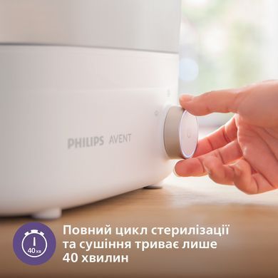 Стерилизатор бутылочек Philips Avent SCF293/00 с сушкой, 650 Вт, 1 шт 3931378 Mams family