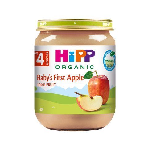 Детское фруктовое пюре HiPP "Яблоки", с 4-х мес, 125 гр 1223011 Mams family