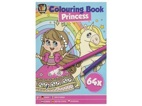 Раскраска GRAFIX Princess А5, 64 страниц 6337704 Mams family