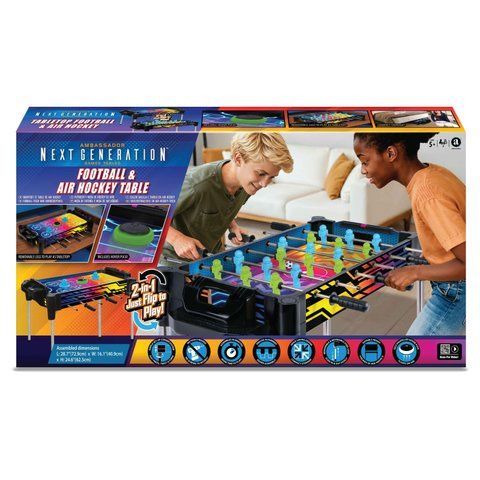 Настольная игра Ambassador футбол/аэрохок.2 в 1, 70см 6337475 Mams family