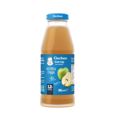 Нектар Gerber® яблучно-грушевий для дітей із 12 місяців, 300 мл 1327150 Mams family