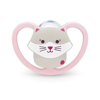 Пустышка силиконовая NUK Perfect Match Air,, размер 3 (от 18&ndash;36 месяцев), кошка, 1 шт 3954159 Mams family