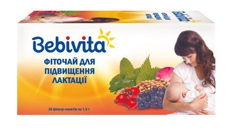 Фиточай Bebivita для повышения лактации, (пак 20 шт.по 1.5) 1424114 Mams family