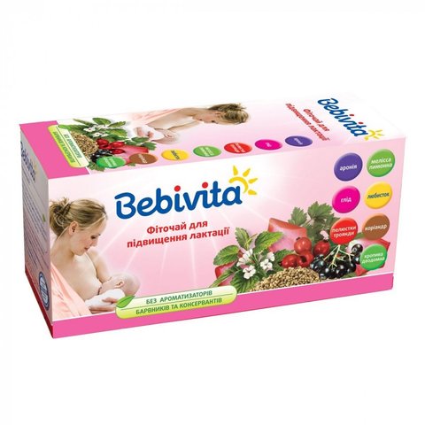 Фиточай Bebivita для повышения лактации, (пак 20 шт.по 1.5) 1424114 Mams family