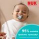 Пустушка силіконова NUK Perfect Match Air Night нічна, розмір 1 (від 0 до 6 місяців), вівця/зірки, 2 шт 3954166 фото 6 Mams family