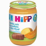 Дитяче м'ясо-овочеве Дитяче пюре HiPP гарбуз - картопля з яловичиною 190гр 1999036 Mams family