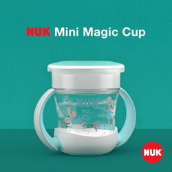 Поильник NUK Evolution Mini Magic, 160 мл, зелёный 3953136 Mams family