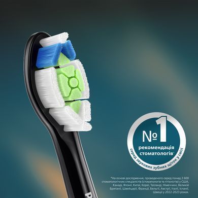 Набір насадок для звукової зубної щітки Philips HX6062/88 Sonicare, серії W2 Optimal White, для відбілювання, чорний, 2 шт 3930650 Mams family