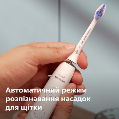 Электрическая звуковая зубная щетка Philips Sonicare HX7400/06, серия 6100, для чувствительных десен, белый, 1 насадка, дорожный зарядный 3930671 Mams family
