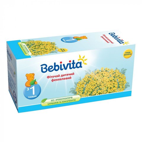 Фиточай Bebivita детский фенхелевый, (пак 20 шт.по 1.5) 1424116 Mams family