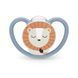 Пустышка силиконовая NUK Perfect Match Air Night ночная, размер 2 (от 6 до 18 месяцев), лев/звезды, 2 шт 3954167 фото 2 Mams family