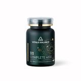 Диетическая добавка Vitalis Balance D3 Complete 4000 (Д3 Комплит 4000), Витамины D3+К2+Q-10, 30 таблеток 2370037 Mams family