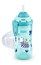 Поїльник NUK Evolution Flexi Cup, з малюнком, що змінює колір, 300 мл, зебра, блакитний 3952425 Mams family