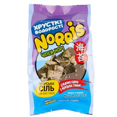 Чіпси NORRIS з норі з сіллю 25г, 25 гр, Без ГМО, Cмаколики