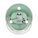 Пустышка силиконовая Baby-Nova круглая с рисунком и кoльцом универсальная, 2шт 3962099 Mams family