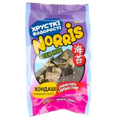 Чіпси NORRIS норі з хондаші 25г, 25 гр, Без ГМО, Смаколики