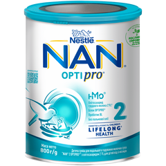 NAN 2 OPTIPRO Детская сухая молочная смесь для кормления с олигосахаридом 2'FL для детей с 6 месяцев, 800 гр 1000016 Mams family