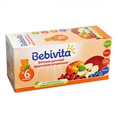 Фіточай дитячий фруктовый вітамінний Bebivita (пак10 по 3) 1424124 Mams family