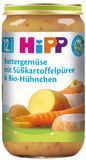 Дитяче м'ясо-овочеве пюре HiPP "Пюре овочеве з бататом та куркою", від 12-ми міс, 250 гр 1999049 Mams family