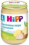 Дитяче м'ясо-овочеве пюре HiPP "Картопляне пюре з кроликом і фенхелем", від 4- міс, 190 гр 1223248 Mams family