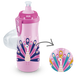 Поїльник NUK Evolution Sports Cup з малюнком, що змінює колір, 450 мл, павич, рожевий 3952430 фото 1 Mams family