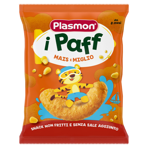 Снеки Plasmon з кукурудзи то пшона &ldquo;Baby Puffs&rdquo; від 8 місяців, 15 г. 1136178 Mams family