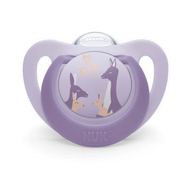 Пустышка силиконовая NUK First Choice, размер 3 (от 18 до 36 месяцев), обезьяна/кенгуру, 2 шт 3954184 Mams family