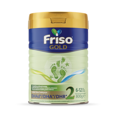 Суміш суха молочна для подальшого годування Friso Gold 2 для дітей від 6 до 12 місяців, 800 гр 1009134 Mams family