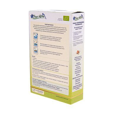 Дитяча безмолочна каша Fleur Alpine кукурудзяна, від 5 місяців, 175 г 1184009 Mams family