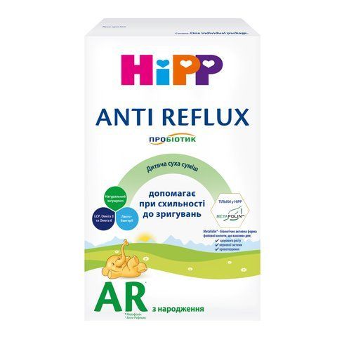 Дитяча суха органічна молочна суміш НіРР Anti-Reflux, від народження, 300гр 1023213 Mams family