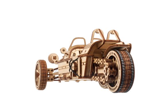3D пазл UGEARS механічний "Трицикл UGR-S" 6337515 Mams family