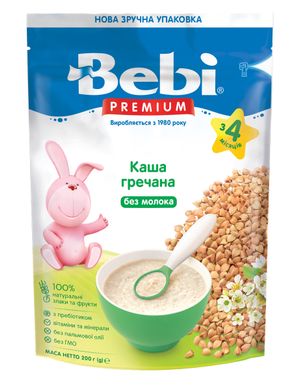 Детская каша безмолочная BEBI PREMIUM Гречневая, без пальмового масла, с 4 мес, 200 гр 1105040 Mams family