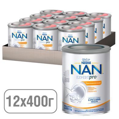 Детская смесь сухая кисломолочная NAN&reg; Кисломолочный, с роджения , 400 гр 1000007 Mams family