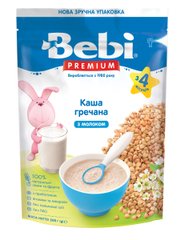Детская каша молочная BEBI PREMIUM Гречневая, без пальмового масла, с 4 мес, 200 гр 1105050 Mams family