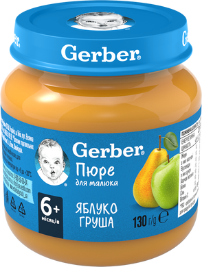 пюре Gerber яблоко,груша 130г 1227251 Mams family