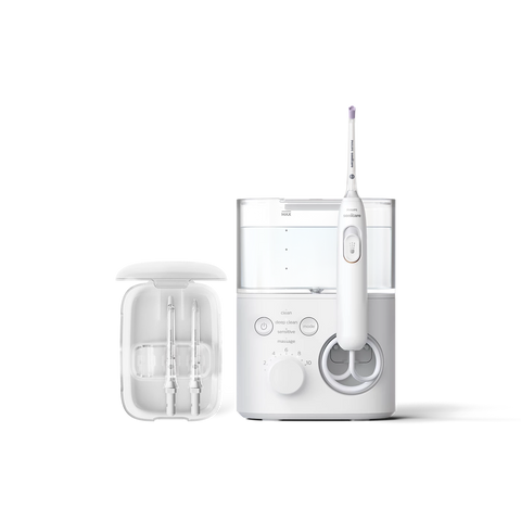 Стационарный ирригатор Philips HX3904/30 Sonicare Cordless Power Flosser Oral Irrigator, серии 7000, белый, 2 насадки, 600 мл 3930581 Mams family