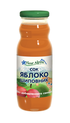Детский сок Fleur Alpine ORGANIC "Яблоко-шиповник", без сахара, 200мл 1384002 Mams family