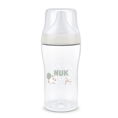 Пляшечка пластикова NUK Perfect Match, силіконова соска отвір М, 3+, вівця, 260 мл 3954207 Mams family