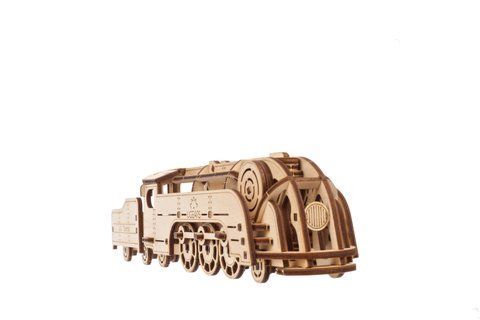 Механічний 3D пазл UGEARS "Мінілокомотив", 172 елементів, від 14 років 6330023 Mams family