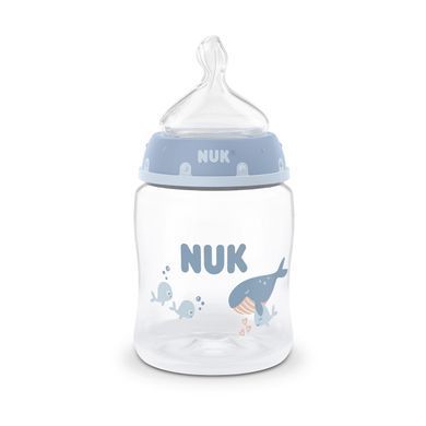 Пляшечка пластикова NUK First Choice, силіконова соска отвір S, 0+, кит, 150 мл 3954221 Mams family