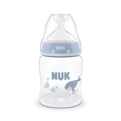 Пляшечка пластикова NUK First Choice, силіконова соска отвір S, 0+, кит, 150 мл 3954221 Mams family
