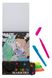 Неонова розмальовка GRAFIX Єдиноріг, 15х15 см,40 аркушів,5 маркерів 6337572 фото 5 Mams family