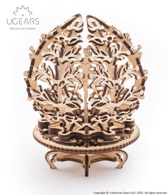 3D пазл UGEARS механічний - "Механічна квітка-скринька" 6005882 Mams family
